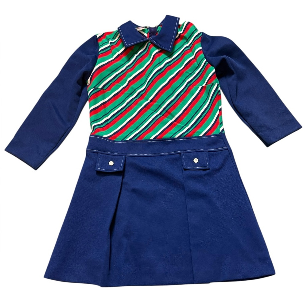 Vintage 1970s dress, girls small